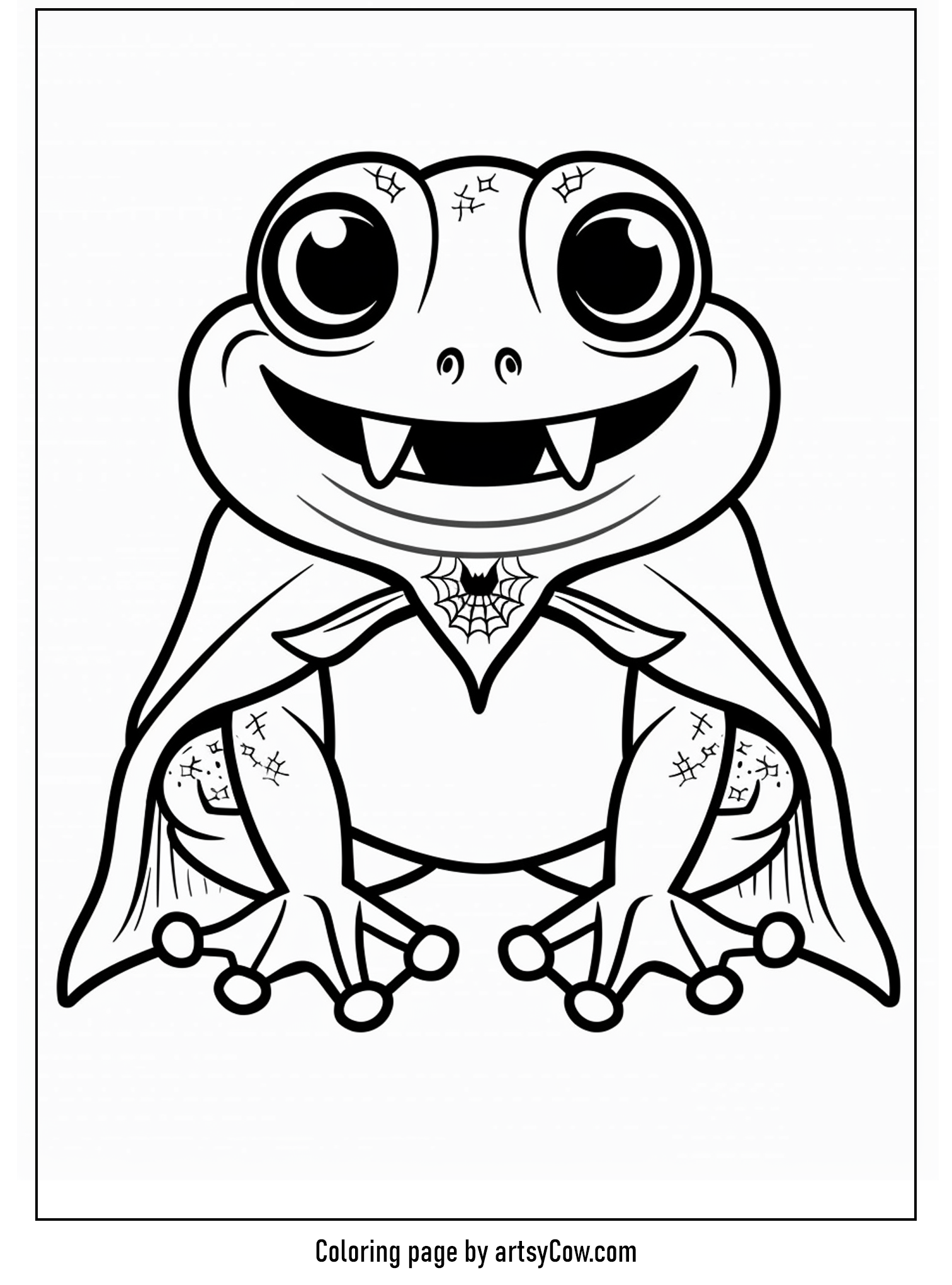 Vampire Frog on Spooky Night